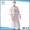 Disposable nonwoven/SMS blue Surgical gown/ isolation gown patient gown with elastic and knit cuff