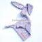 ABC-TEX Cream Lovely Comfortable Plush Customize Name Security Bunny Blanket
