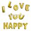 16/32/40inches party balloons helium marriage decoration gold/silver/ pink/blue letter print/alphabet balloon birthday balloons