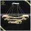 Luxury Crystal Decorative Hanging Lights With 54W Lamp Holder