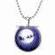 Wholesale Halloween gift for men women silver beads chain jewelry crystal deer pendant sled necklace