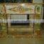 New Style DARK GREEN ONYX FIREPLACES