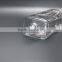 Thick bottom square glass wine bottle clear empty spirit glass bottle