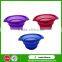 Multifunction silicone collapsible bowl / silicone mixing bowl