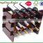 12 bottles wooden wine rack,wine rack for kitchen,kitchen wine rack