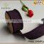 100% polyester linen look fabric for Gift Ribbon