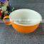 Fashion Large Pot-bellied Orange Ceramic Coffee Bowl Cup Stoneware Mug For Young People