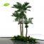 Tree outdoor decorative artificial tree palm tree for Park Landscaping Decking APM017-2 GNW 15ft High