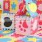 Newest five strips eva rubber mats baby activity mat