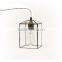 Industrial terrarium Clear Stained glass simple lamp