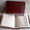 Handmade genuine plain pippin embossed paisley design leather notebook