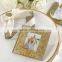 fancy beautiful wedding glass coaster