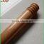 Varnished wooden stick for broom and brush