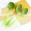 Wholesale and Customized color fashional style PS handle silicone kitchenware