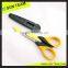 Colorful blade printing paper cutting scissor with safe cover