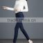 ladies fashion clothing warm pencile jeans with fleece
