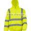 Fleece inner high visibility safety custom hoodie