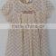 Cute Baby Girls Beige Embroidered Dress for Summer