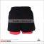 2016 New Style Double Layer Blank Yoga Pants Running shorts