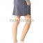2016 ladies latest grey cotton french terry loose tube skirts design picstures