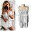 2017 New Fashion Women Summer Stripe Romper Apparel