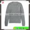 2017 Winter Newly Designed Cashmere Made Men's Shrug Sweater with Crew Neck