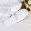 pure closed toe coral velvet hotel slipper