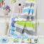 high quality striped yarn dyed breathable compressed bamboo fabric face towel