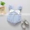 Summer baby rompers cotton newborn jumpsuit with bow tie M7040303