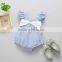 Summer baby rompers cotton newborn jumpsuit with bow tie M7040303