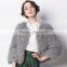 YR695 Long Curly Lamb Fur Jacket Genuine Sheep Skin Fur Jacket China Fur Factory OEM