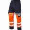 Mens Flame resistant cargo work pants reflective with side pockets