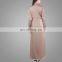 Wholesale Custom 2017 Design Muslim Cardigan Coat Purple Abaya