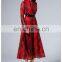 Fashion long sleeve grace lace dress for woman,good quality modern dress