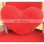 HI CE Valentine day wonderful red heart shape plush pillow for hot selling,creative gift for birthday for lover