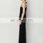 T-JP509 One-Shoulder Open Fork Black Jersey New Design Jumpsuits Women