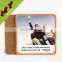 Anti-slip custom pure wood coaster for promotional gifts