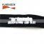 Logo embroidery on magic tape fastening mental ring hook loop strapping