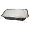 250 ML Aluminum Pans with Aluminum Cladding Paper Cover, Rectangular Aluminum Foil Grill Pans,Environmentally Friendly Disposable Aluminum Pans