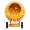 electric motor portable concrete mixer with plastic drum