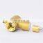 Brass Magnetically controlled locking trunnion ball valve gas ball valve