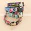 Factory Price Bohemian Custom Dog Collar Free Lettering Dog ID card Customization Dog Collar Half Metal Buckle