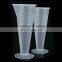 Lab use Plastic Conical Graduated Cylinder Conical Measuring Cylinder