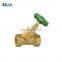 CW617N Brass Y type stop valve with Plastic Handle