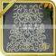 Garment accessory large bridal beaded applique FHA-015