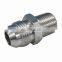Stainless steel NPT fittings high pressure 1/4" MNPT x 3/8" MJIC connector in hydraulic fittings