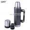 GINT thermos bottle  stainless steel insulated Portable 1.2L vacuum flask camping kettle wtih handle