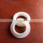 White delrin flanged plastic bushing nylon bushing