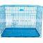 Folding Iron 2 Door Pet Cage with ABS Pan