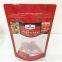 Stand up food pouch packaging /food zipper packing bag/plastic and mylar silver foil bag